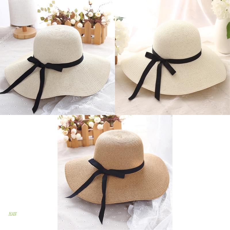 Nón Cối Rộng Vành Chống Tia UV Thời Trang Đi Biển Mùa Hè Cho Nữ Sự Bảo Vệ