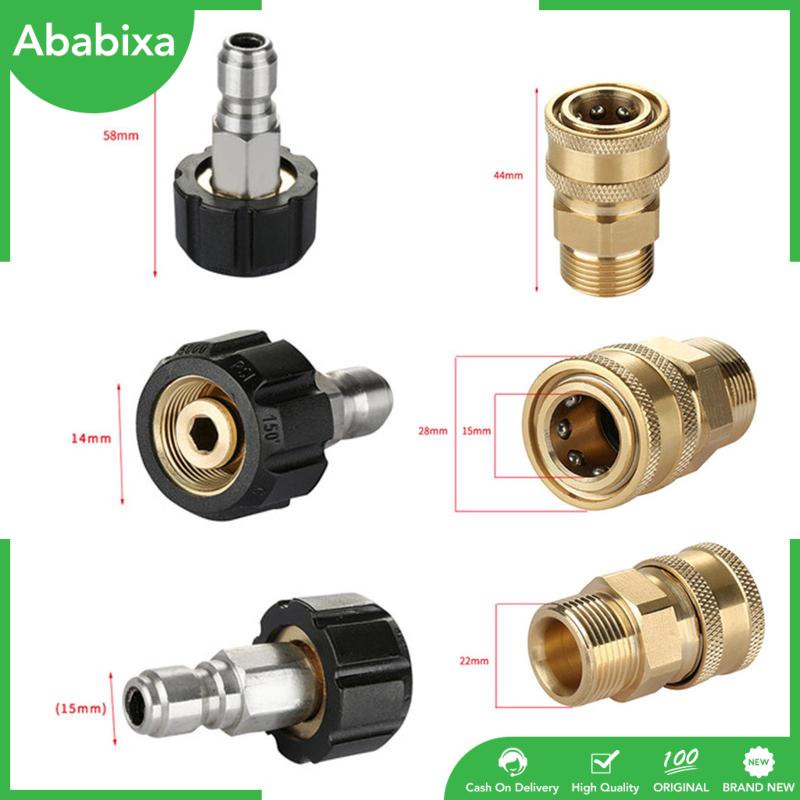 Đầu Nối Chuyển Đổi Áp Suất M22-14 Sang 3 / 8-inch (M22-14mm) G1 / 4 "Cho Máy Giặt