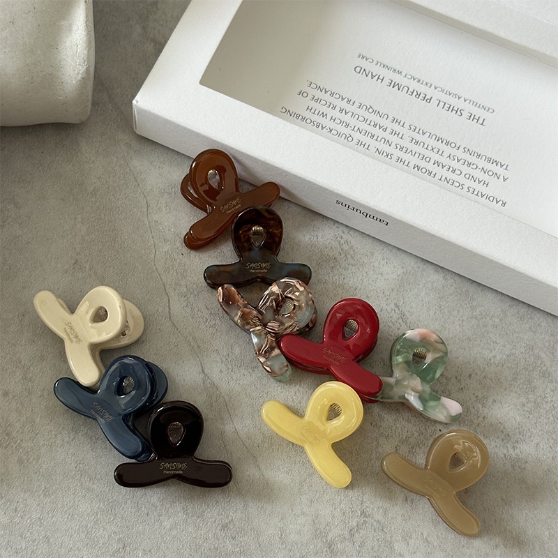 Kẹp Tóc Mini Hình Chữ Thập Nhiều Màu Sắc Phong Cách Hàn Quốc Dễ Thương 4cm