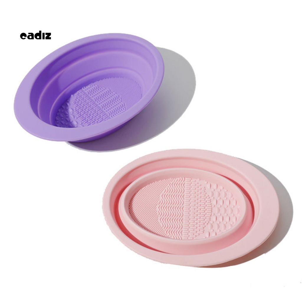 Dụng Cụ Vệ Sinh Cọ Trang Điểm Bằng Silicone Nhiều Kết Cấu Tiện Dụng