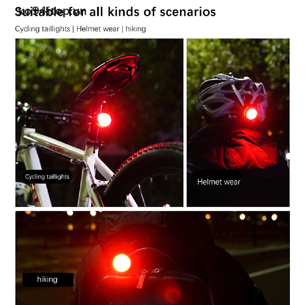 Đèn XOITOP Bằng Hợp Kim Nhôm Chống Thấm Nước Kèm Sạc USB Tiện Dụng Cho Xe Đạp