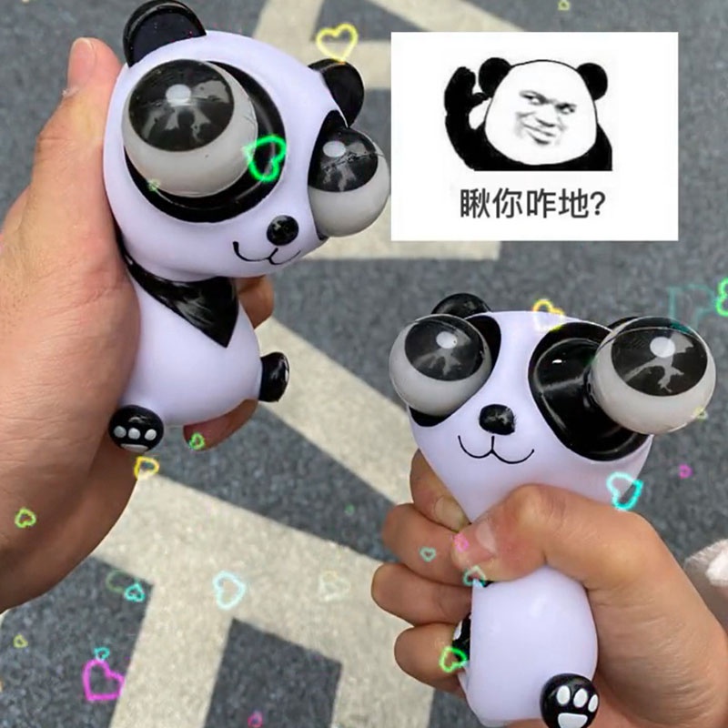 Gấu trúc KhủNg Long đồ Chơ GấU BôNg Đồ ChơI BóP NhấN GiúP GiảM CăNg ThẳNg HìNh Con RồNg Thú Vị Đồ ChơI NắN BóP ĐàN HồI GiảM Stress HìNh KhủNg Long MàU VàNg Dễ ThươNg