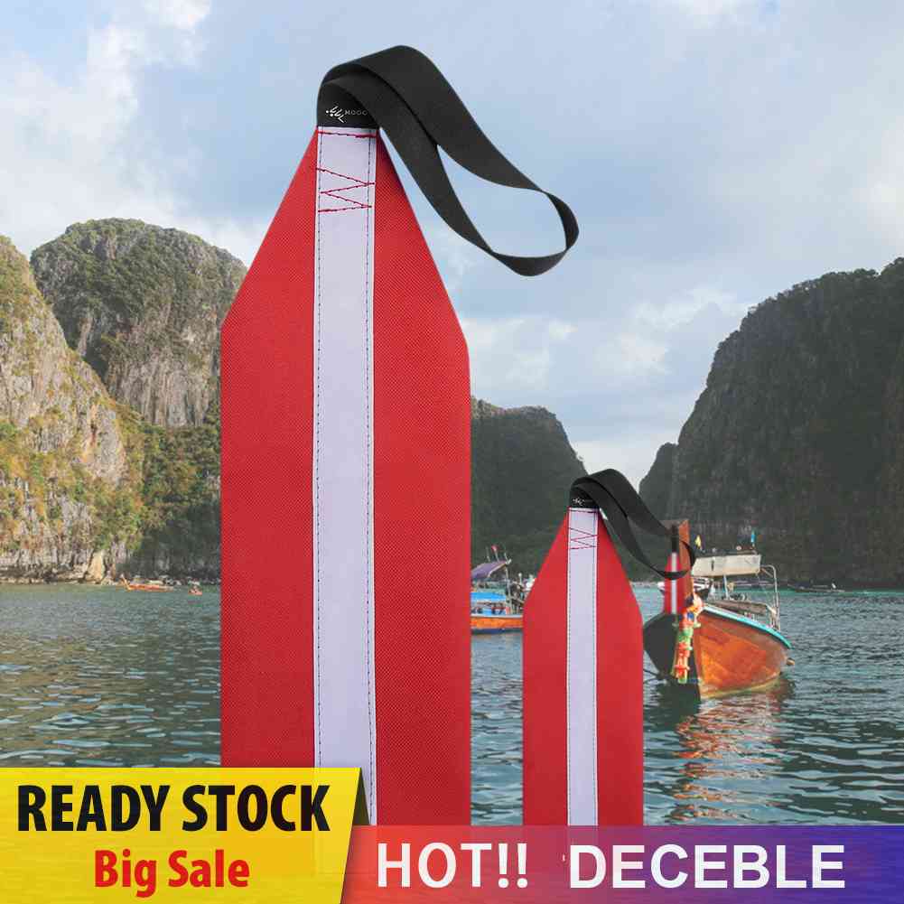 Kayak Safety Flag Oxford Cloth Towing Flag Highly Visible Canoe Boat Accessories