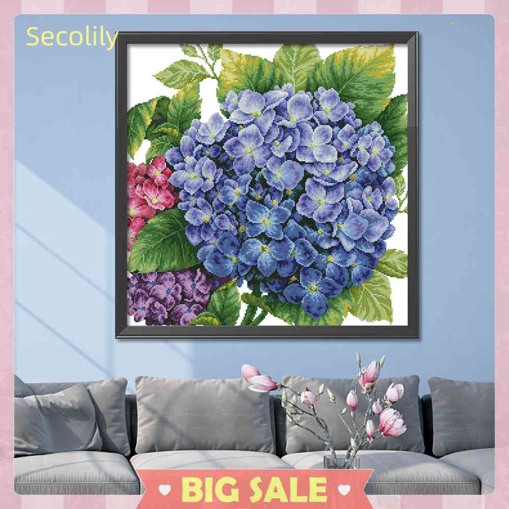 Bộ Tranh Thêu Chữ Thập 2 Sợi Cotton 14CT Mới