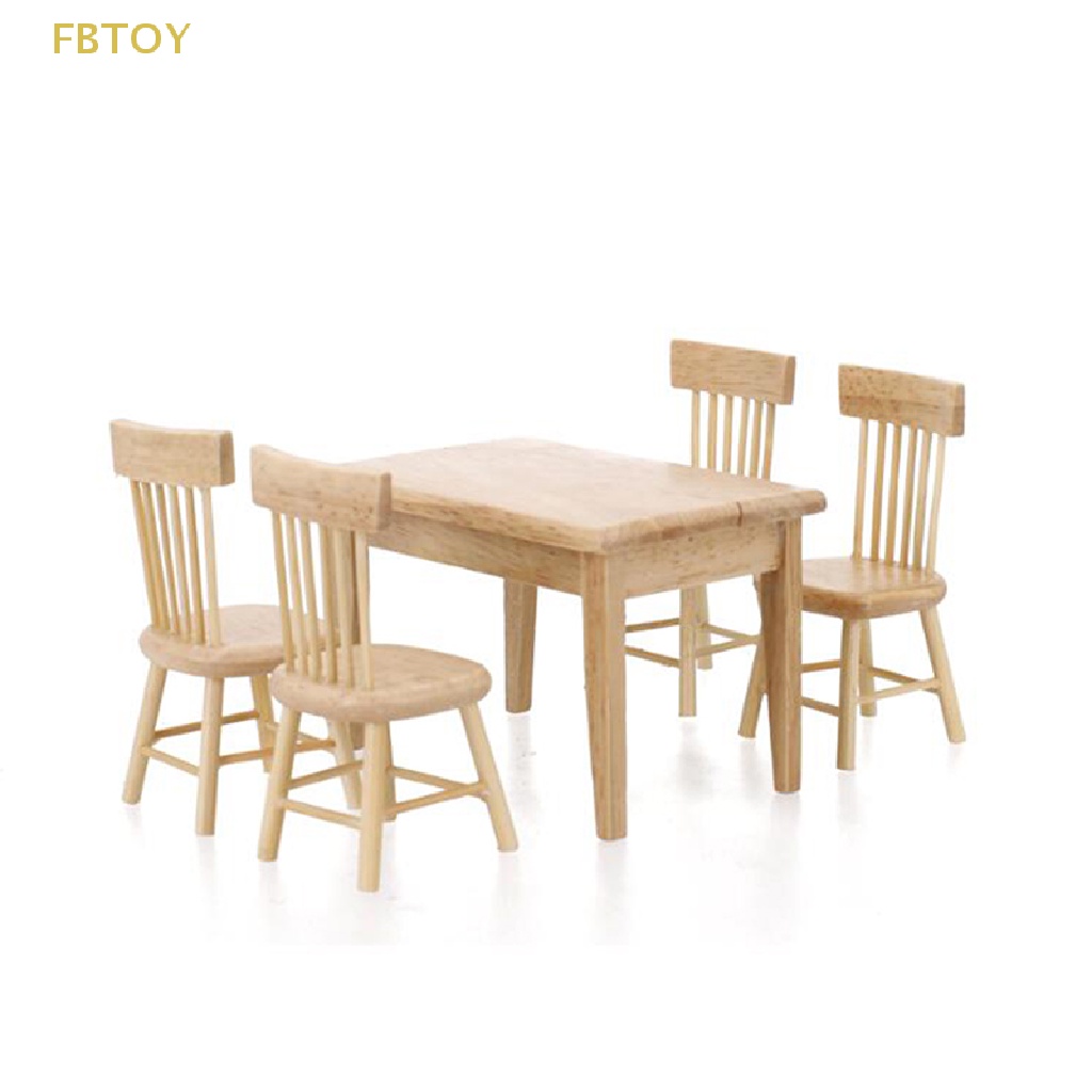 Mô Hình Bàn Ghế Nội Thất Trang Trí Nhà Búp Bê Tỉ Lệ 1 / 12