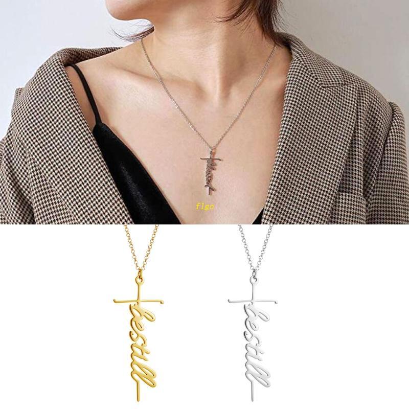 Flgo Vòng cổ Vàng / Bạc Mặt Thánh Giá Cho Nữ