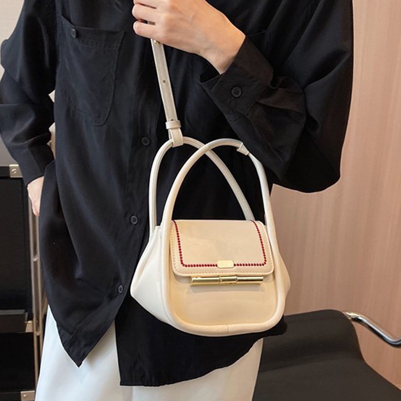 IELGY Túi Đeo Vai Hình Vuông Ghép Màu Thời Trang Chất Lượng Cao Cho Nữ