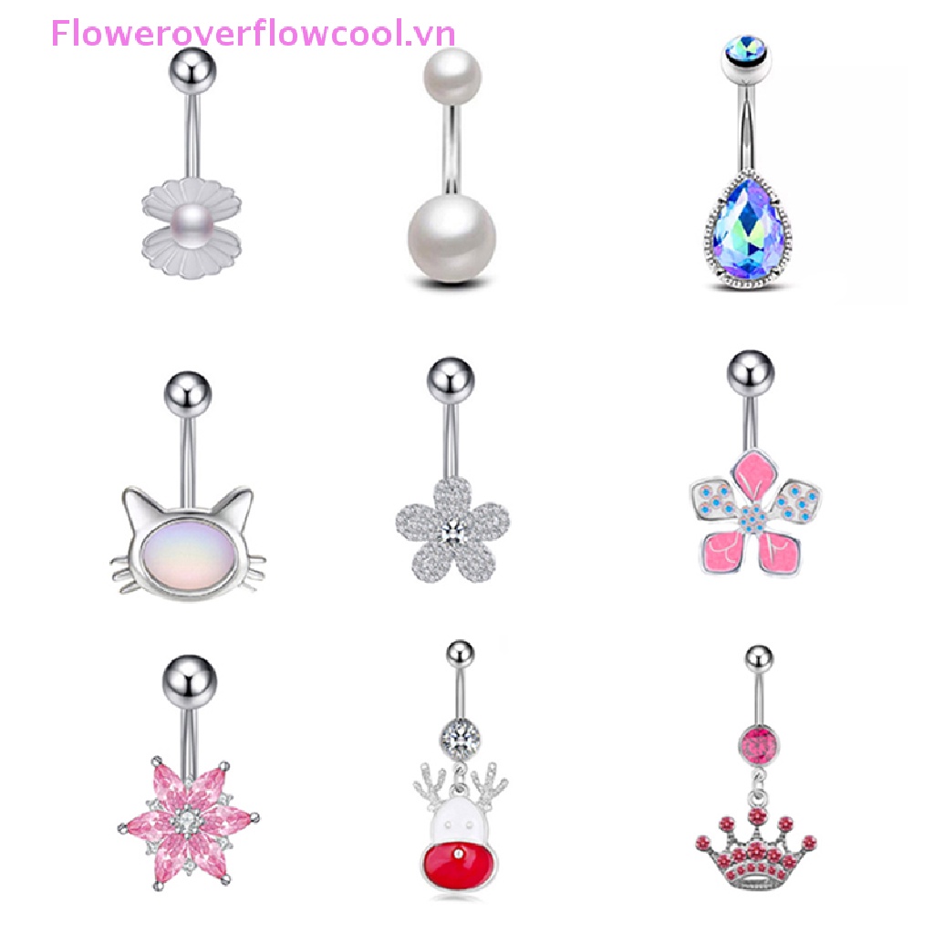 Khuyên Rốn Đính Đá Chất Lượng Cao