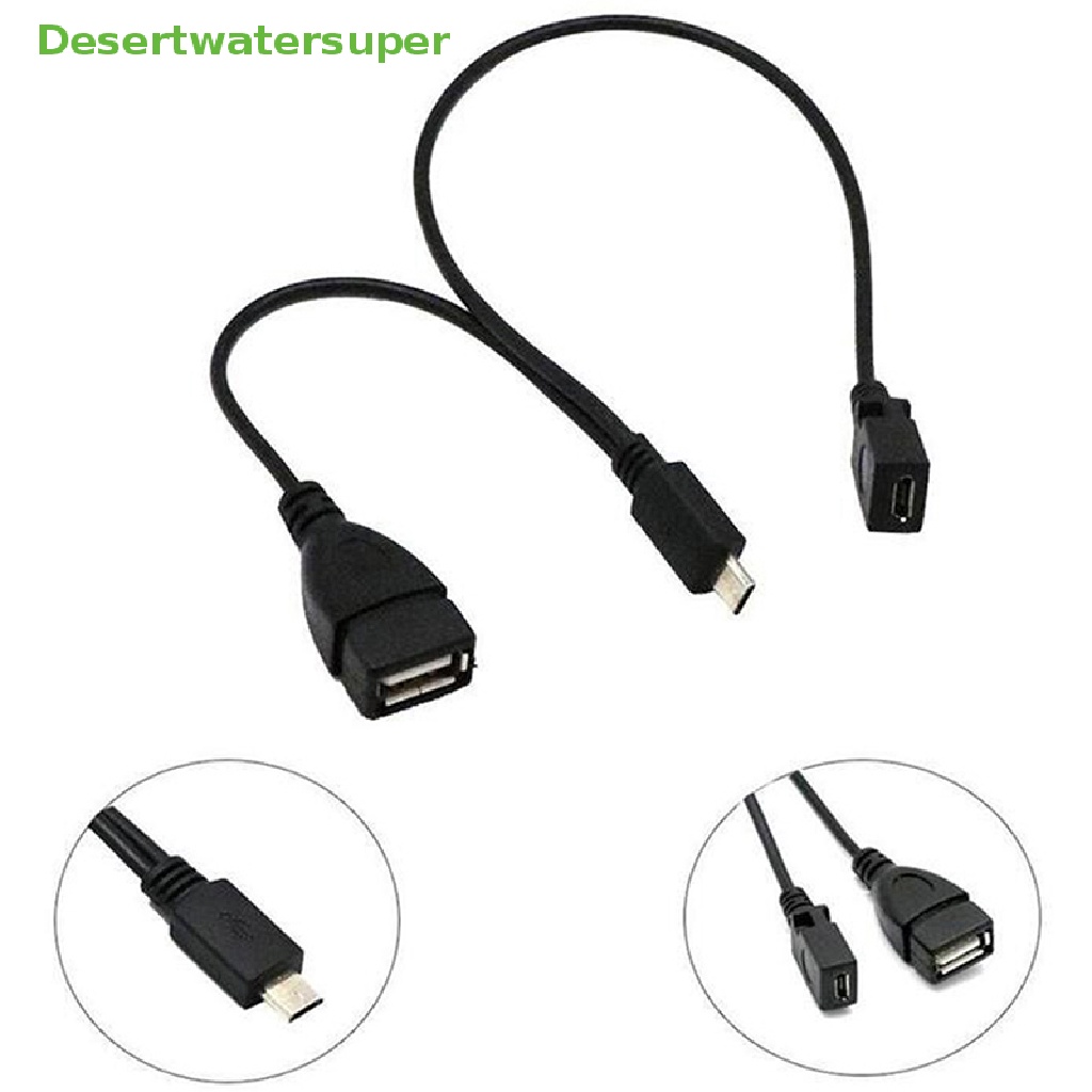 Dây Cáp OTG Chia Cổng Micro USB 2 Trong 1 Tiện Dụng
