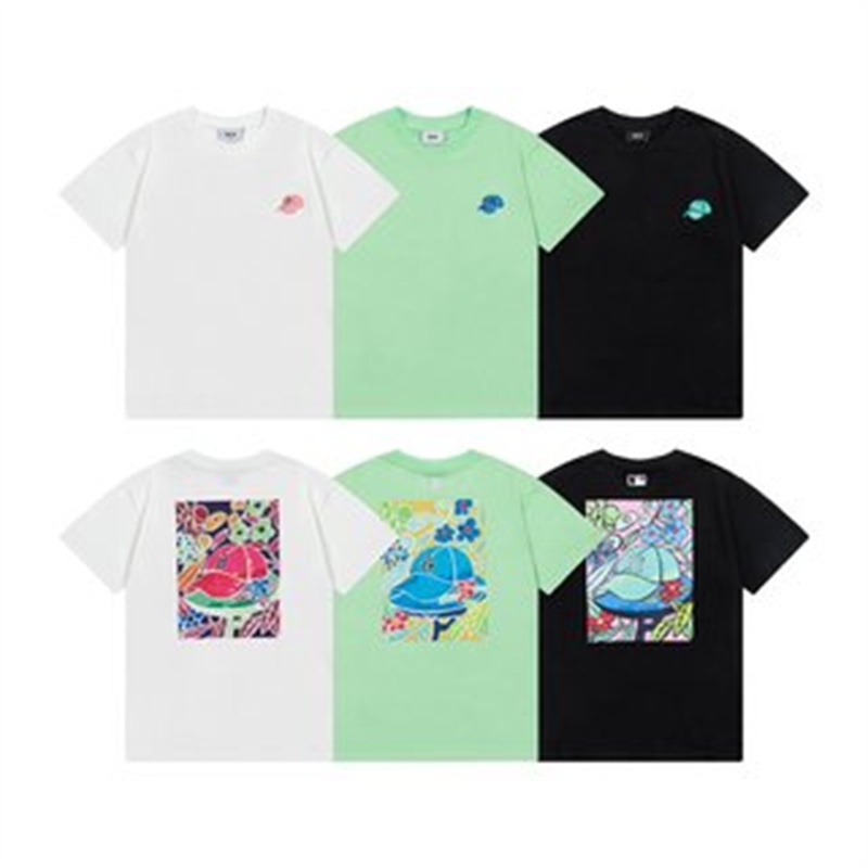 MLB Áo Thun Tay Ngắn Vải Cotton Plus Size Thêu Chữ Thời Trang Cho Nam Và Nữ