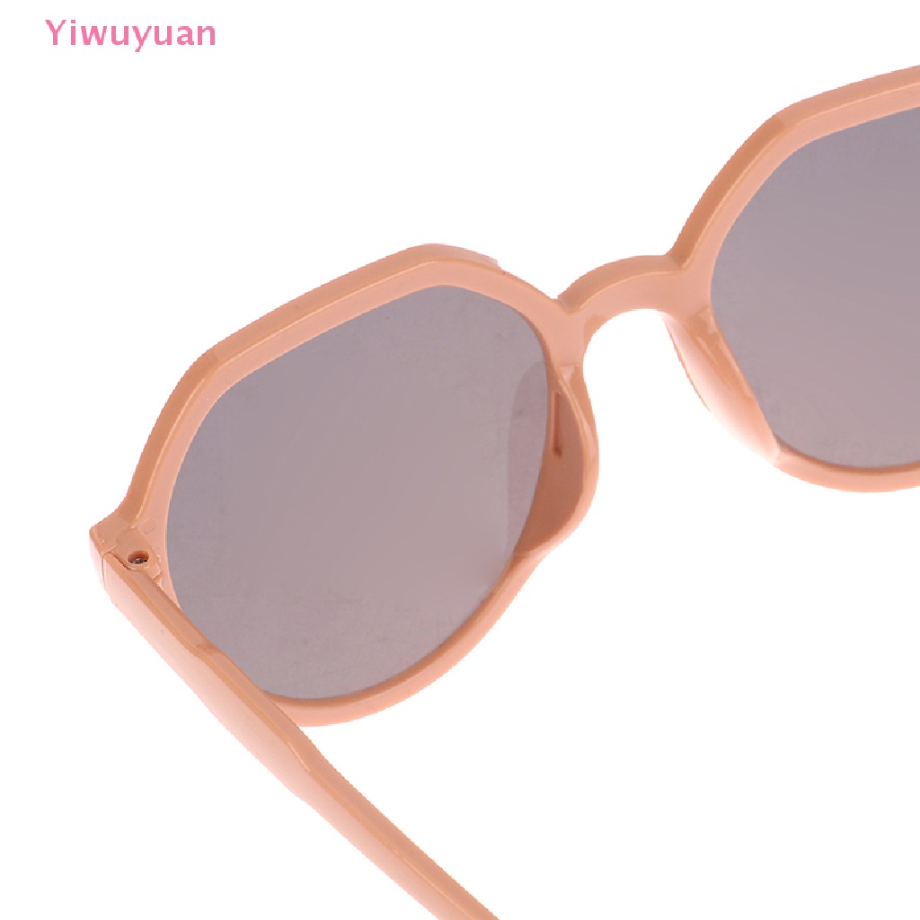< Yiwuyuan > Kính Râm Gọng Tròn Lớn Màu Kẹo Cá Tính Xu Hướng Mới