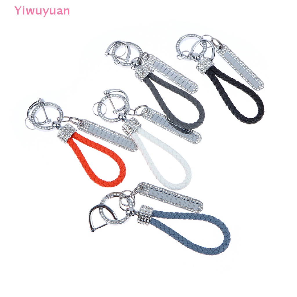 (MớI) Móc KhóA ĐíNh Kim Cương Giả MàU Đỏ Cho Xe Hơi