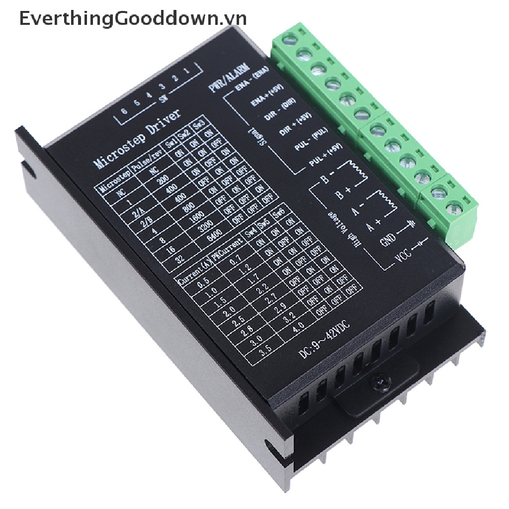 Mạch Điều Khiển Động Cơ Bước TB6600 4A 9~42V TTL 32 Micro-Step CNC 1 Axis vn
