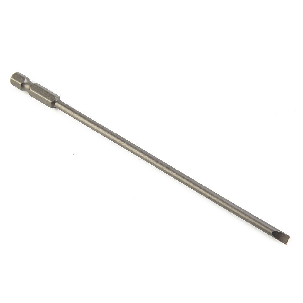 Bộ 4 Chiếc Mũi Khoan Từ Tính 150mm Rãnh 3mm-6mm Đầu Phẳng 1 / 4 "Hex Shank