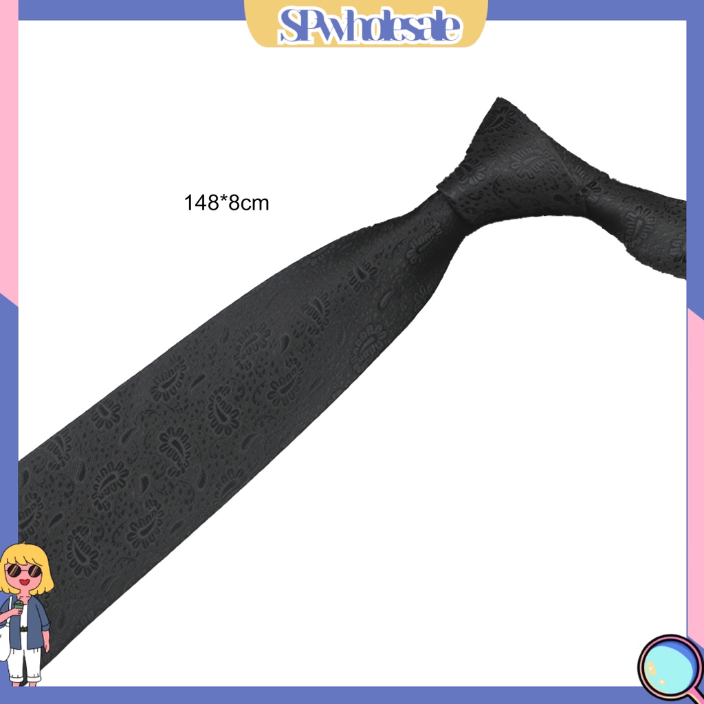 <SPwholesale> Cà Vạt Có Thể Điều Chỉnh Chống Dầu Chống Bụi Bẩn Chống Nhăn Trang Trọng Cho Văn Phòng