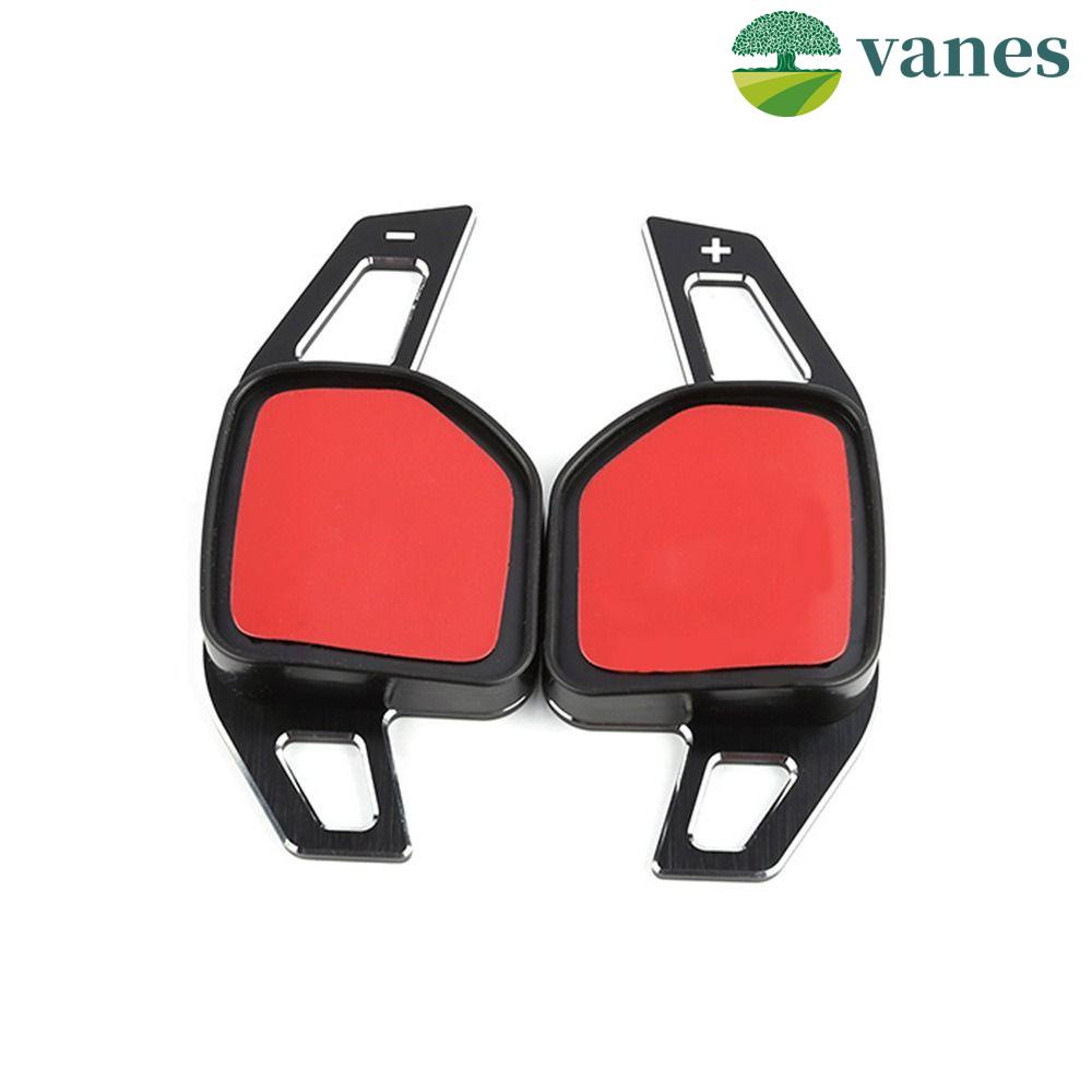 1 Cặp Miếng Dán Mở Rộng Cần Gạt Số Bằng Hợp Kim Nhôm Trang Trí Vô Lăng Xe Hơi