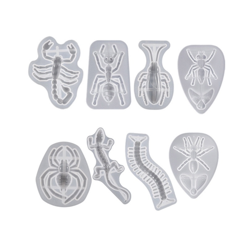 Khuôn Silicone Làm Mặt Dây Chuyền 3d Hình Land-Animal DIY