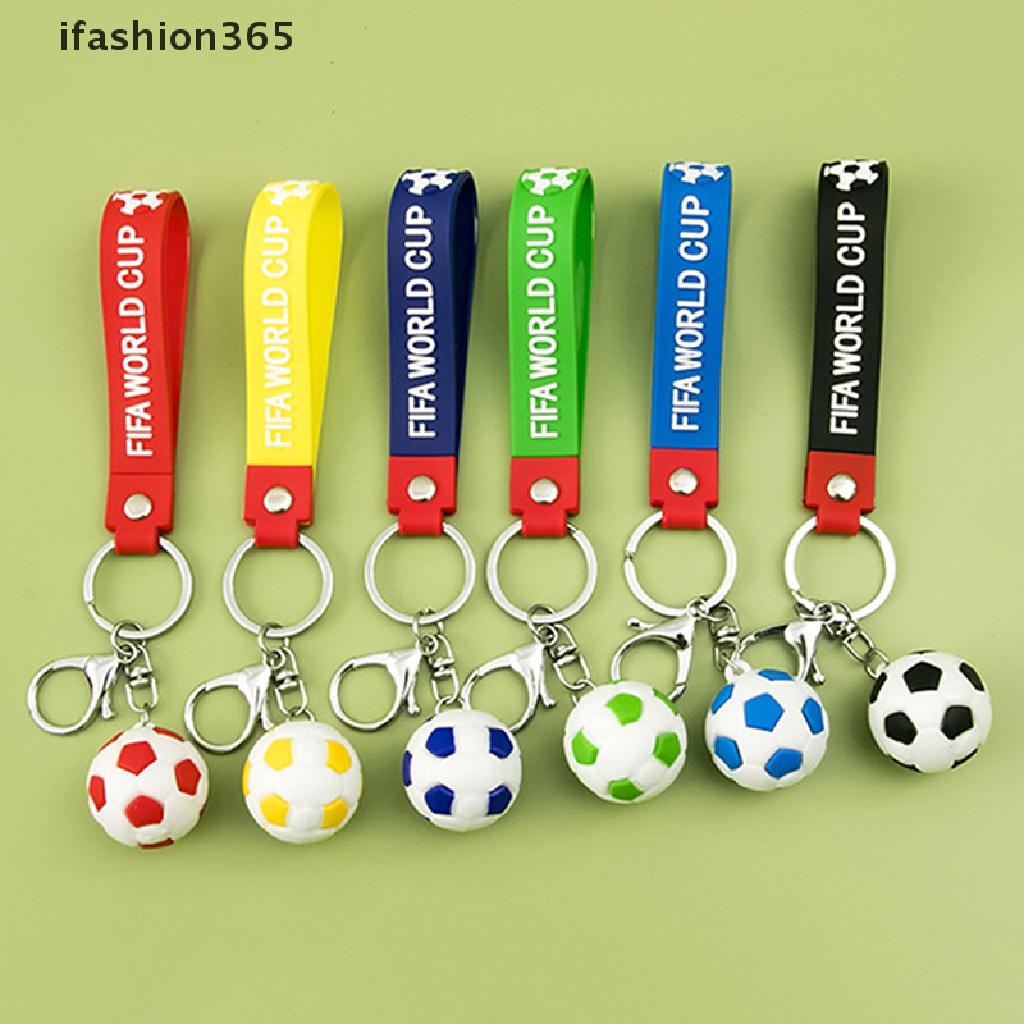 Móc Khóa Hình Quả Bóng Đá Kèm Quạt Nhỏ Xinh Thời Trang ifashion365