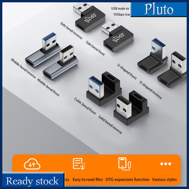 Đầu Chuyển Đổi Usb A Male Sang Type-C Female Usb3.1 Gen 2 10gbps Cho Điện Thoại / Máy Tính