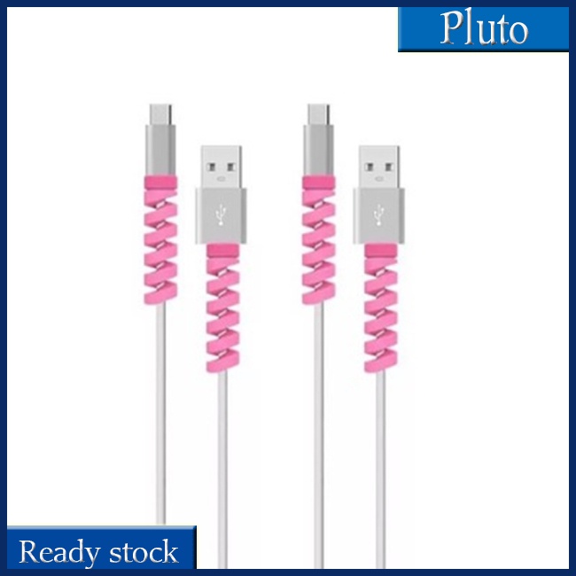 Mới Phụ Kiện Bảo Vệ Dây Cáp Sạc Điện Thoại Bằng Silicon Chống Đứt Tiện Dụng