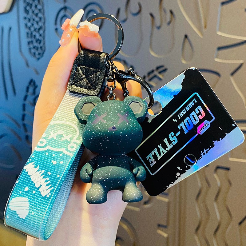 Móc Khoá Phụ Kiện Xe Túi Xách Hình Gấu Hàn Quốc Móc Khóa KOBI