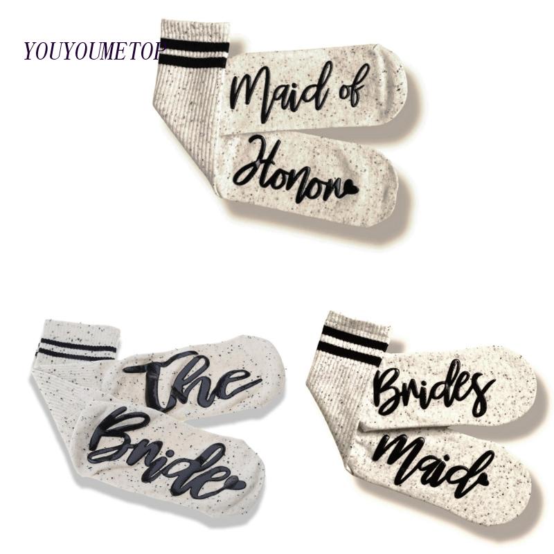 Youyo Vớ Phù Dâu / Tiệc Cưới In Chữ Cho Nữ