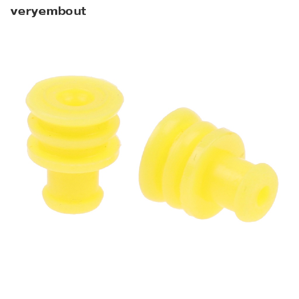 Set 100 Đầu Nối Dây Cao Su Tiện Lợi 281934Đầu Cắm n - 2 Cho Tyco 1.5 Series n 1.5 Chất Lượng Cao