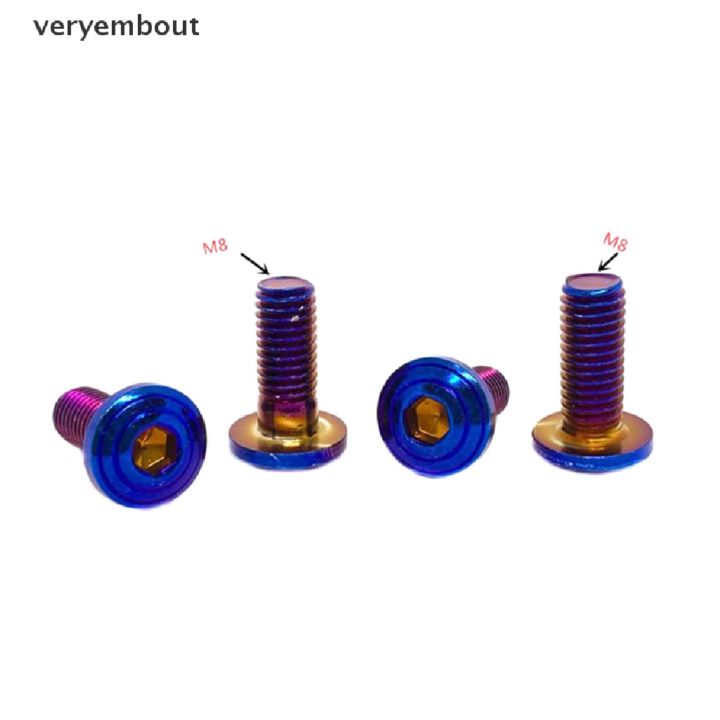 1 Ốc Vít Lục Giác M8 * 20mm Bằng Thép Không Gỉ Sửa Chữa Phanh Xe Máy Tiện Dụng