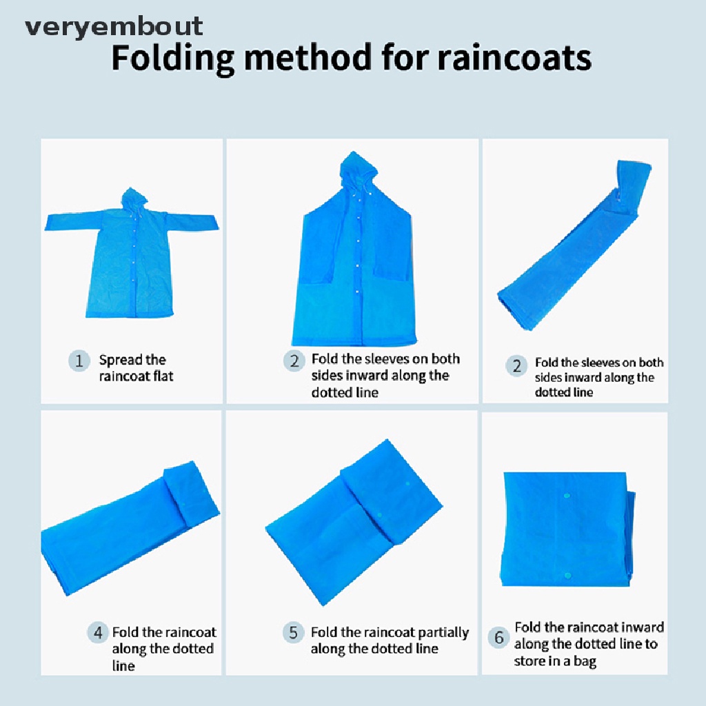 Áo Mưa Dày Dặn Chống Thấm Nước Có Mũ Trùm Tiện Dụng Cho Nam Và Nữ