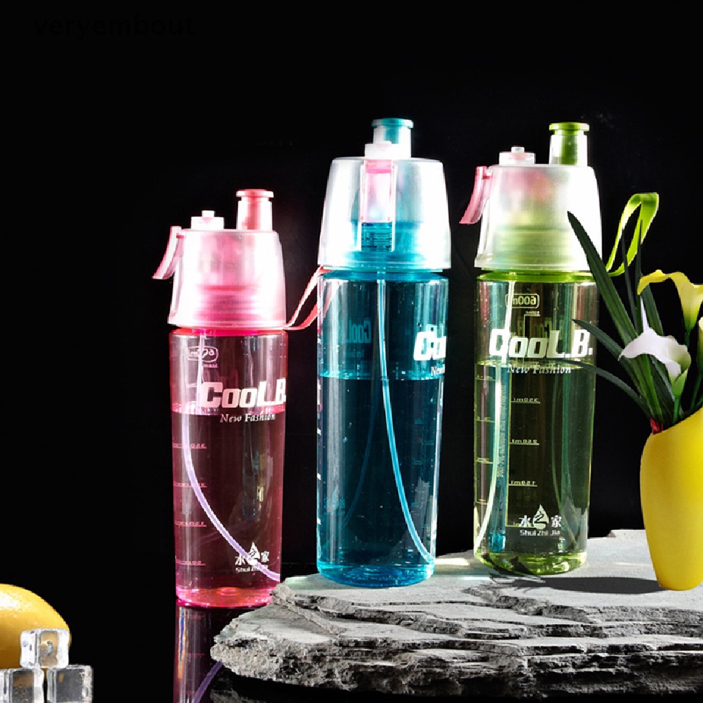 Bình Lắc Nước Thể Thao 400 / 600Ml 3 Màu Tùy Chọn Tiện Dụng