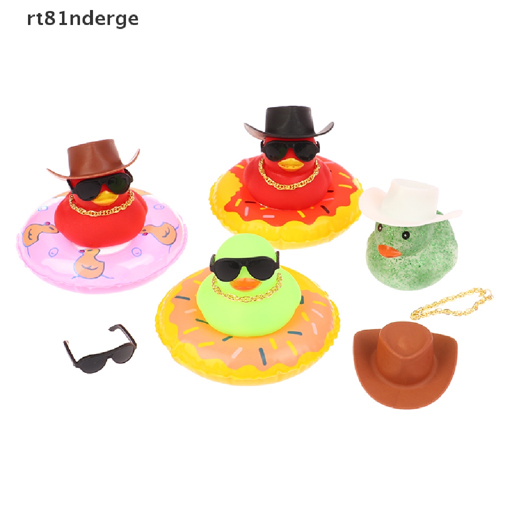 Chú Vịt Cao Su Màu Vàng Dễ Thương Dùng Trang Trí Bảng Điều Khiển Xe Hơi