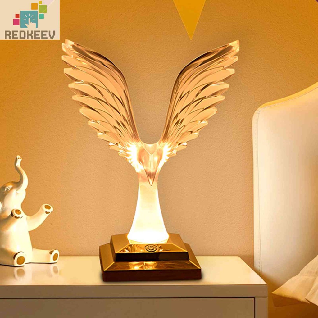 Đèn Ngủ Hình Chim Đại Bàng Bằng Acrylic Điều Khiển Cảm Ứng Không