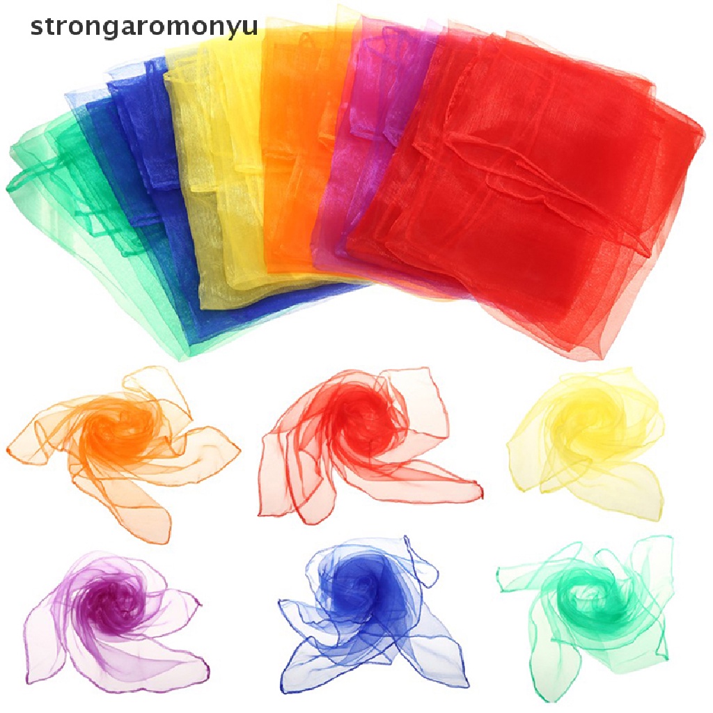 Set 12 Khăn Lụa 60 * 60cm Dùng Để Tập Thể Dục