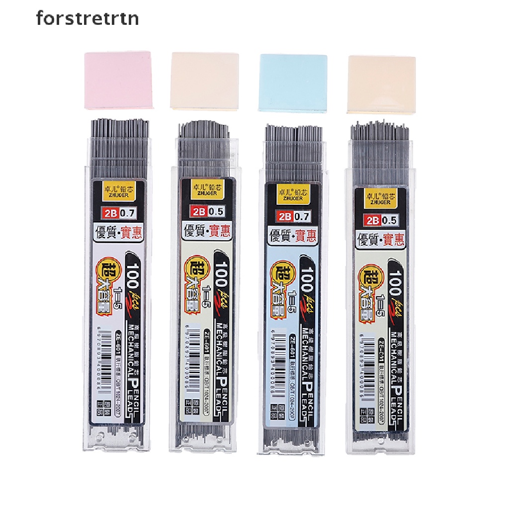 Forstretn Set 100 Ruột Bút Chì 2b Có Thể Thay Thế Tự Động 
 En