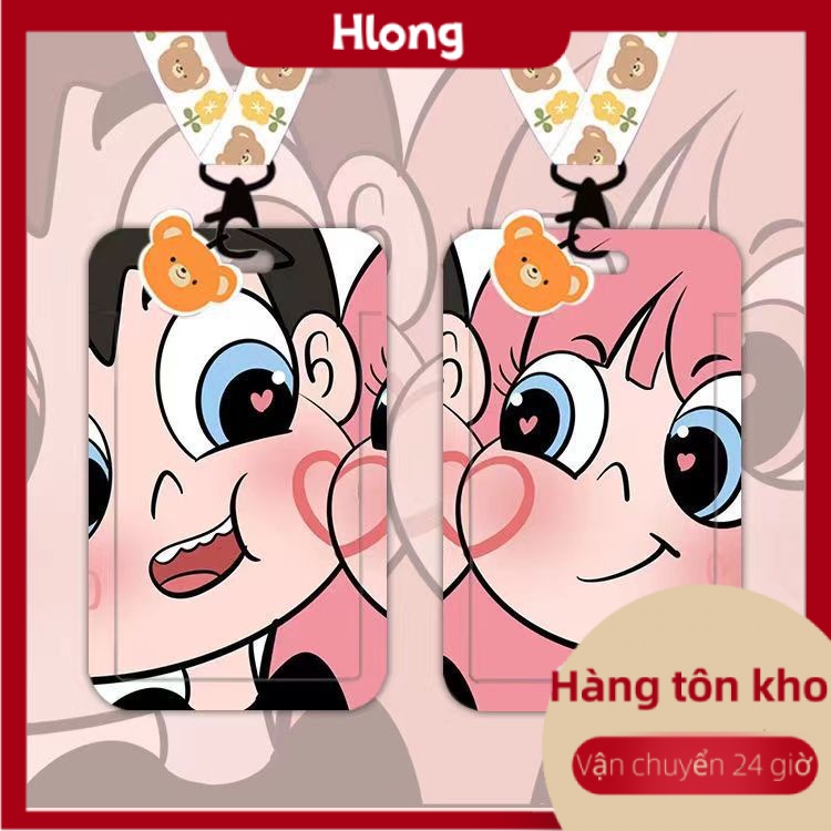 (Hlon) Dây Đeo Thẻ Sinh Viên / Tài Liệu Hình Huy Hiệu Công Chúa Chengtong Dễ Thương Cho Cặp Đôi