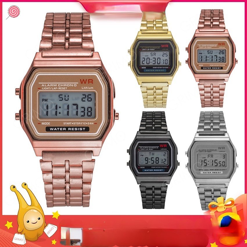 Đồng Hồ Kỹ Thuật Số Snova Perempuan Jam Tangan Wanita ac11349 HSU Có Nam Châm Cho Nữ HSU