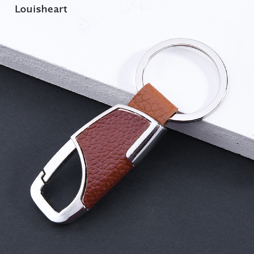 Móc Khóa Da Louisheart Bằng Kim Loại Thời Trang Dành Cho Nam Và Nữ