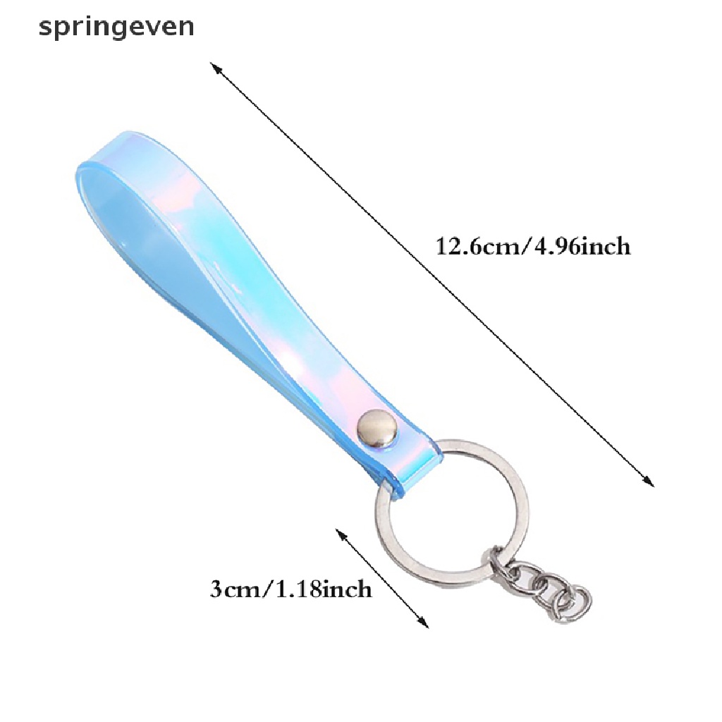 Móc Chìa Khóa Xe Hơi Bằng Cao Su PVC Mềm Màu Laser Dễ Thương Cho Nữ
