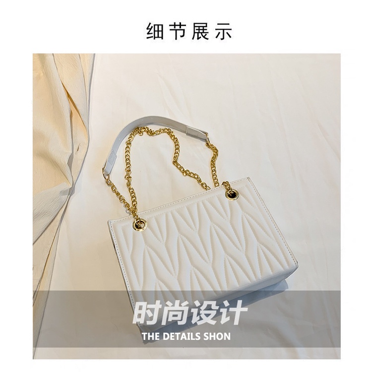 Túi Tote Đeo Vai / Kẹp Nách Cỡ Lớn Phối Dây Xích Thời Trang 2023 Cho Nữ