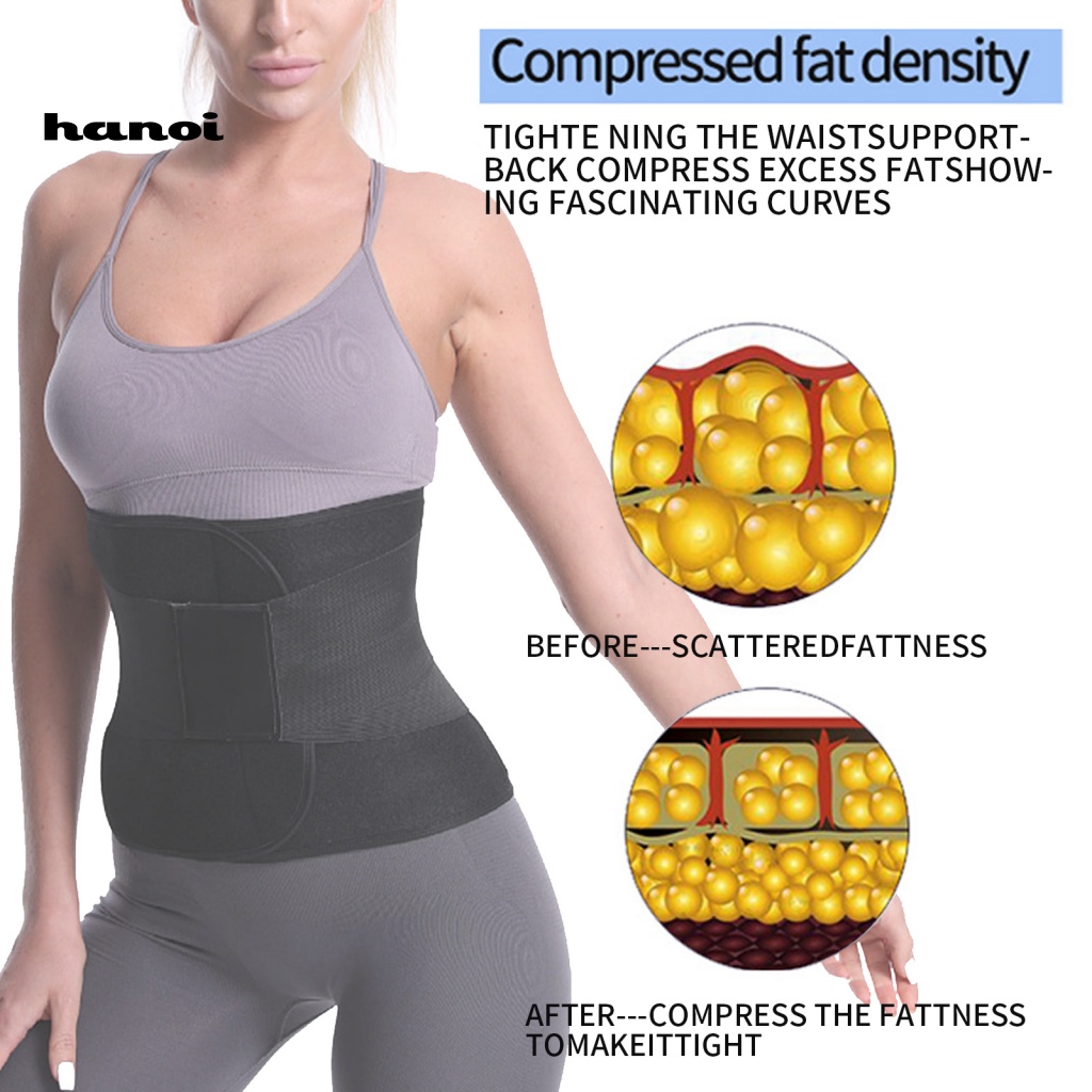 Đai Quấn Eo Hỗ Trợ Đốt Cháy Mỡ Thừa Tiện Dụng Khi Tập Yoga / Thể Thao