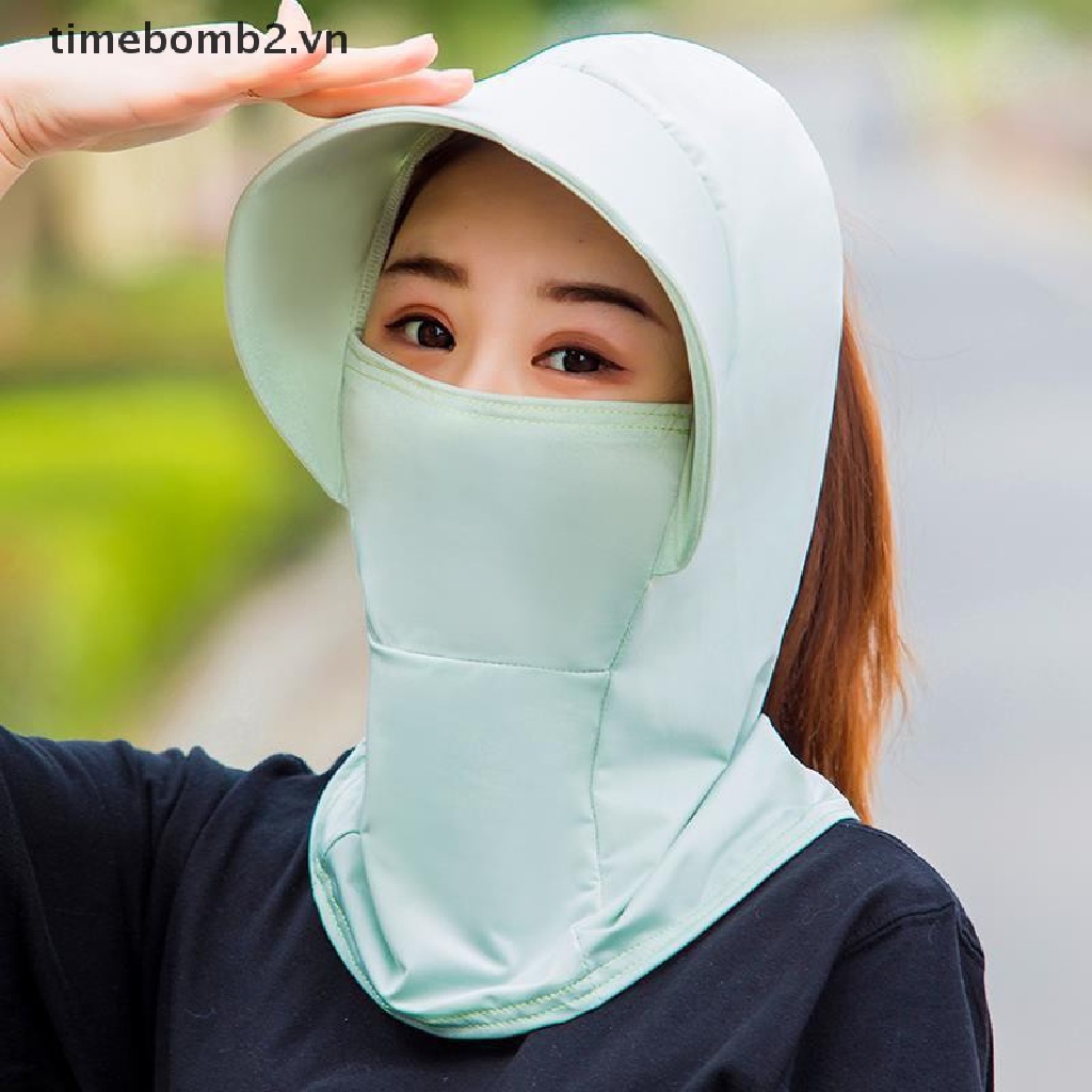 { # Mũ Chống Nắng Bằng Lụa Lạnh Thoáng Khí Thời Trang Mùa Hè Cho Nữ