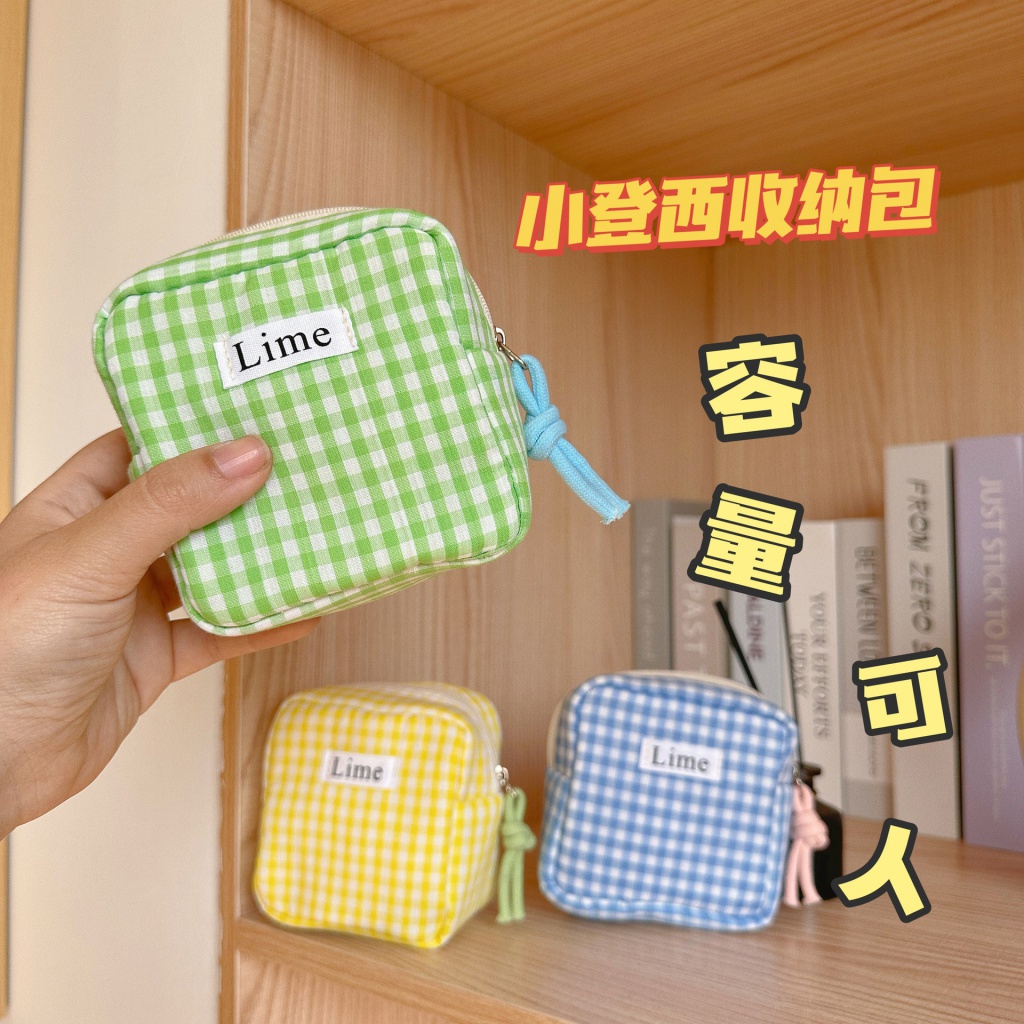 Túi Đựng Khăn Giấy Vệ Sinh Đa Năng Có Khóa Kéo Thiết Kế Dễ Thương Tiện Dụng Cho Học Sinh