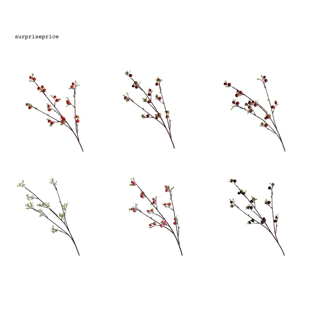 Nhánh Quả Táo Nhỏ Không Phai Màu Dùng Trang Trí Nhà Cửa / Làm Đạo Cụ Chụp Ảnh