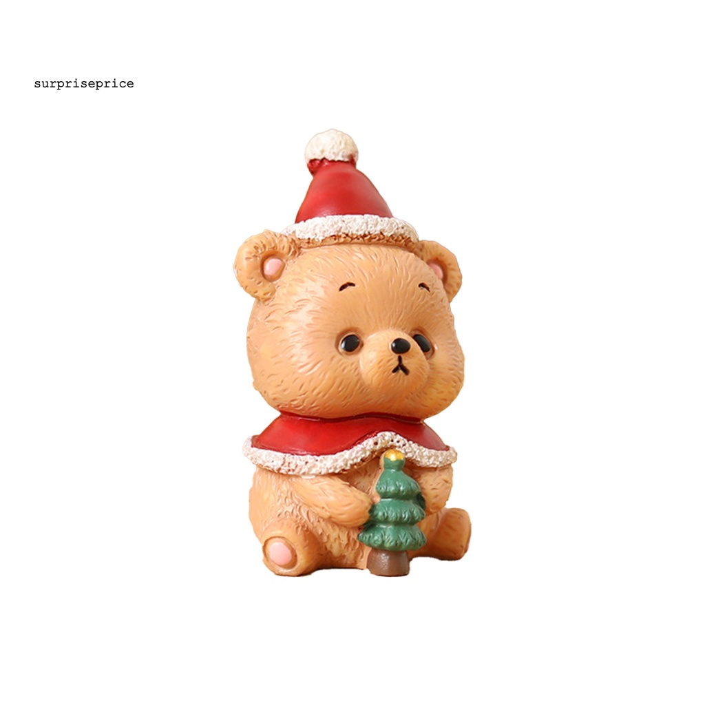 Đồ trang trí Cây Thông Giáng Sinh Mini Bằng Nhựa Resin Nhỏ Gọn Dành Cho Trang Trí Nhà Cửa