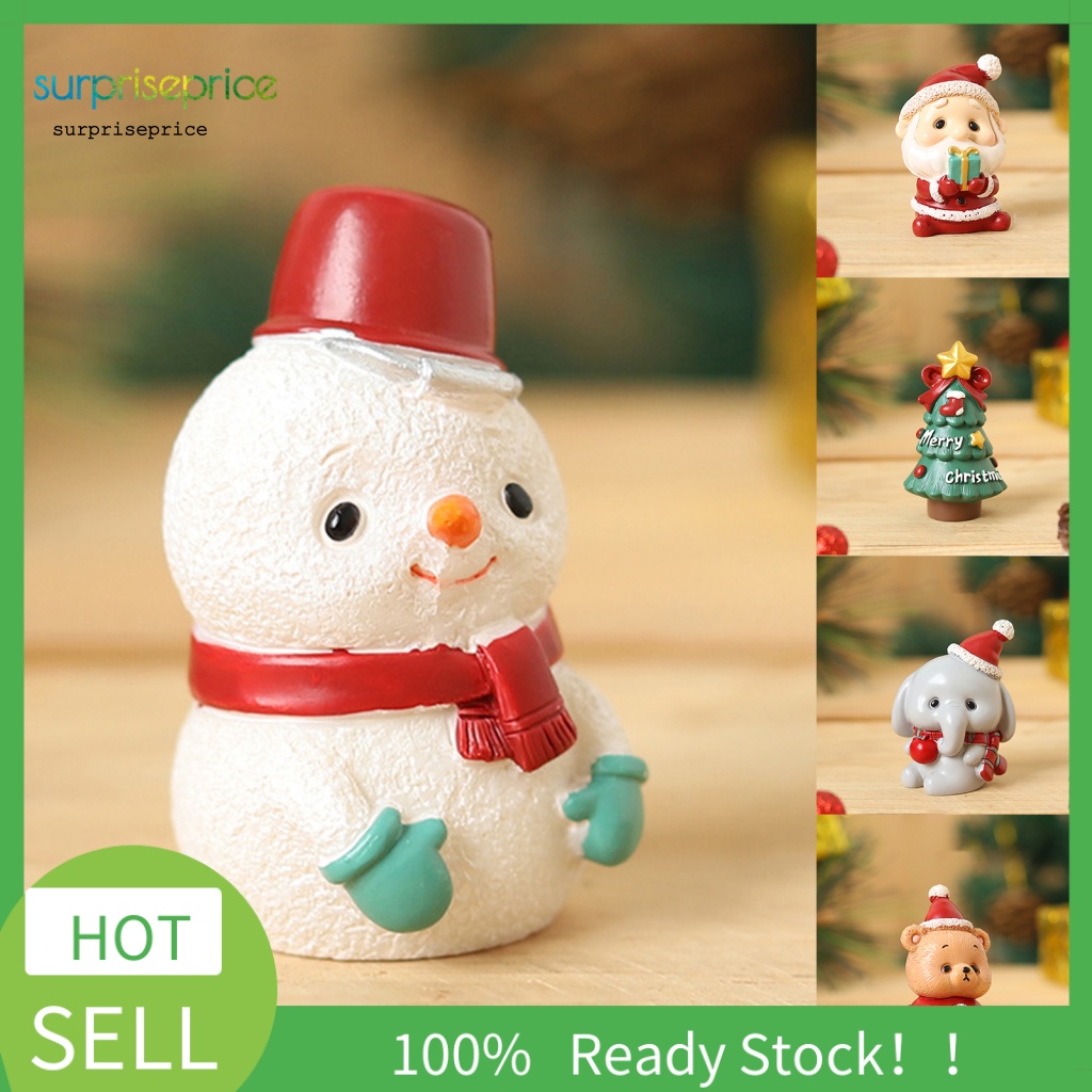 Đồ trang trí Cây Thông Giáng Sinh Mini Bằng Nhựa Resin Nhỏ Gọn Dành Cho Trang Trí Nhà Cửa