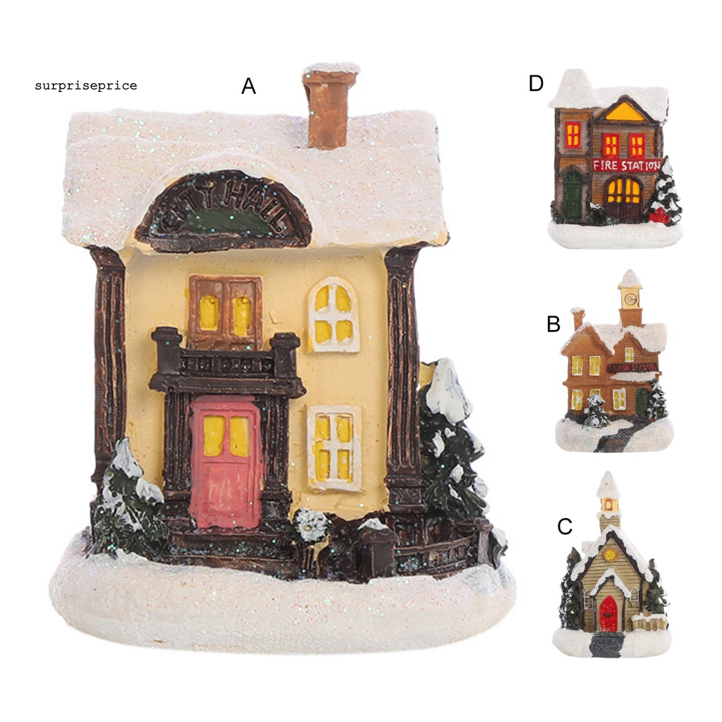 Phụ Kiện Trang Trí Giáng Sinh Bằng Resin Chống Vỡ Phong Cách Châu Âu