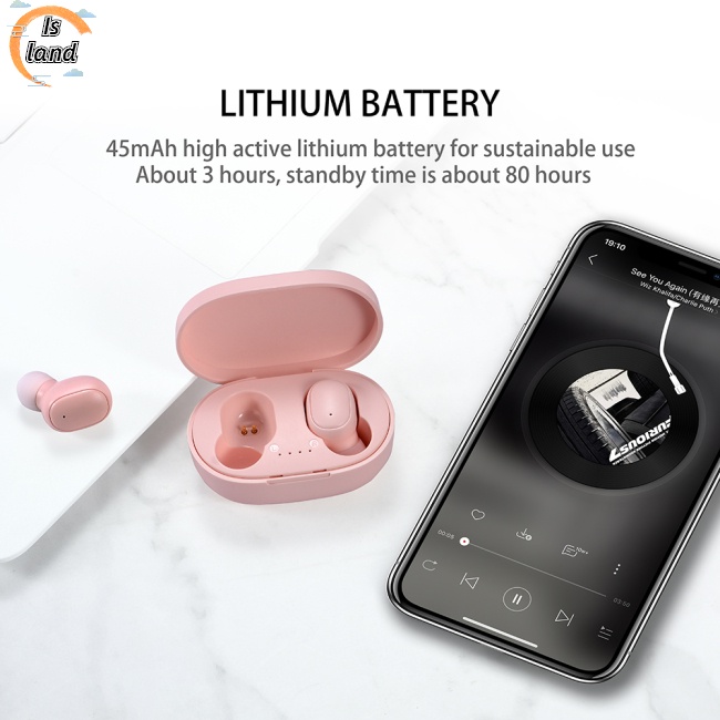 Tai Nghe Bluetooth Thể Thao A6s Mini Chống Nước Chống Ồn Kỹ Thuật Số Chất Lượng Cao