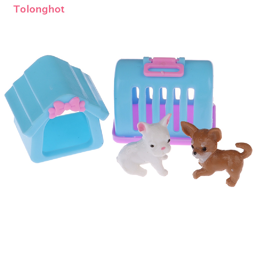 Bộ Kennel Nhựa Tỉ Lệ 1: 12 Trang Trí Nhà Búp Bê