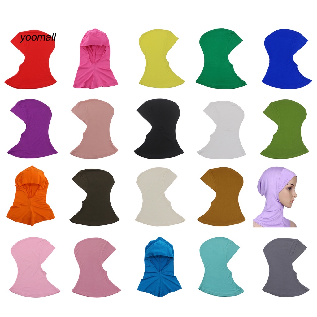 Mũ Turban Màu Trơn Chống Gió Có Thể Điều Chỉnh Cho Nữ