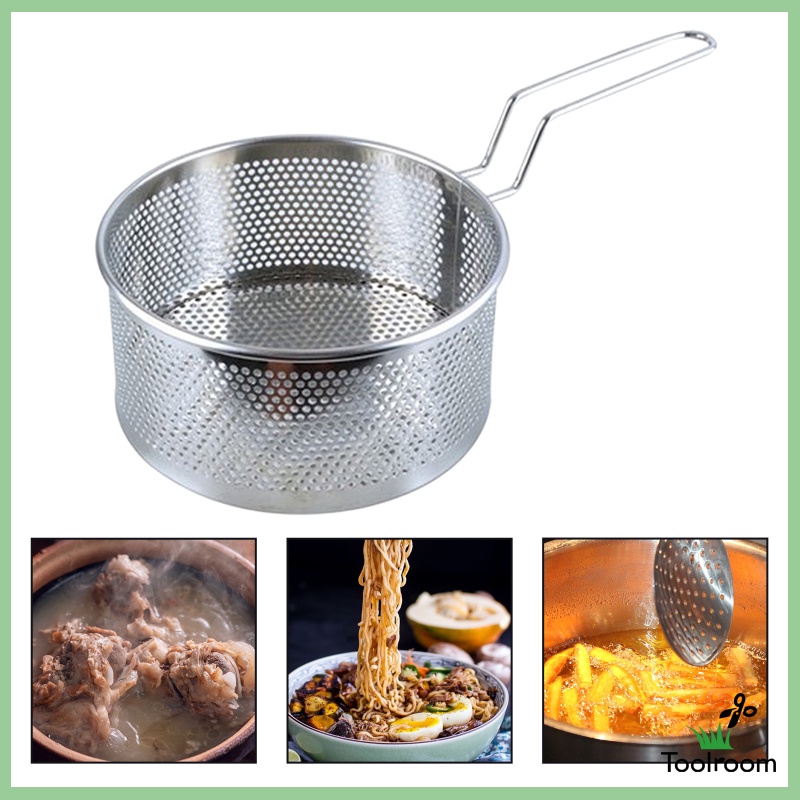 Rổ Chiên Thức Ăn Có Lỗ Thoát Nước Tiện Dụng